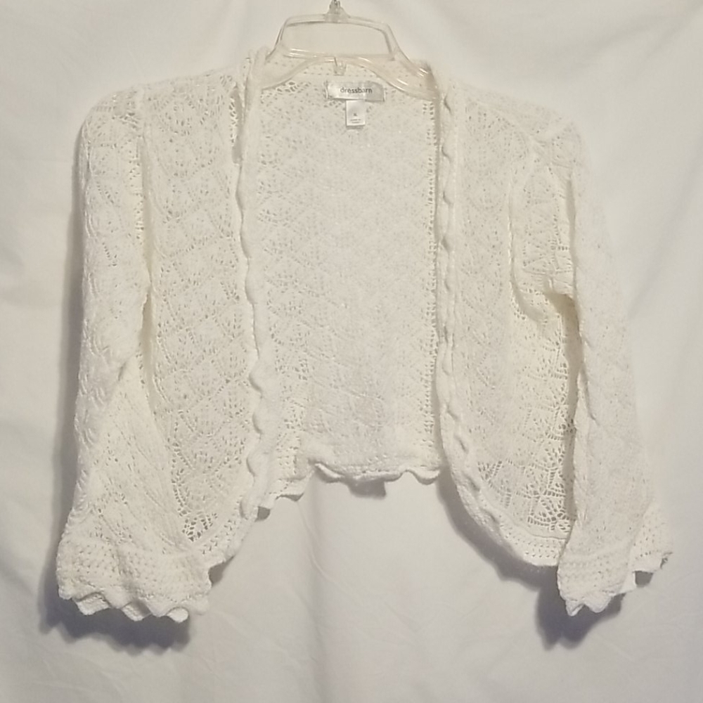 Dress Barn white Shrug XL
